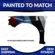 NEW Painted To Match Driver Side Fender For 2008 2009 2010 2011 Subaru Impreza