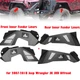 4PCS Front/Rear Inner Fender Liners for 2007-2018 Jeep Wrangler JK JKU Offroad 4PCS Front/Rear Inner Fender Liners for 2007-2018 Jeep Wrangler JK JKU Offroad