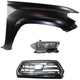 TACOMA 17-17 HEAD LAMP RH Assembly Halogen 3-pc Kit with Fender and Grille - CAP TACOMA 17-17 HEAD LAMP RH Assembly Halogen 3-pc Kit with Fender and Grille - CAP