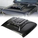 Steel Piranha Vent Hood w/ LED DRL Fit For 18-25 Jeep Wrangler JL Gladiator JT Steel Piranha Vent Hood w/ LED DRL Fit For 18-25 Jeep Wrangler JL Gladiator JT