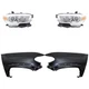 Headlight Lamp  Left-and-Right Left & Right for Toyota Tacoma 2016-2018