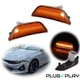 Pair Fits 2021 2022 Kia K5 Optima LED Side Marker Light Reflector Assembly Set