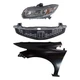Headlamp Kit For 2013 Honda Civic Driver Side Assembly Halogen CAPA Si Models