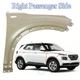 For 2020-2024 Hyundai Venue Front Fender Passenger Side Marker Hole