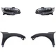 Headlight Kit For 2016-2018 Honda Civic Left and Right Side Assy LED w Fender