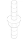 Genuine Audi Fender Stud N-912-440-01