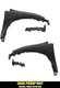 NEW 2012-2016 HONDA CRV FRONT FENDERS WITH BRACKETS SET 4 PIECE LOCAL PICKUP