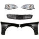 Headlight Kit for 1999-2000 Honda Civic, Includes Right (Passenger) and Left