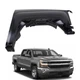 Fender Fit For 14-18 Chevrolet Silverado 1500 Front Passenger Side Primed Steel Fender Fit For 14-18 Chevrolet Silverado 1500 Front Passenger Side Primed Steel