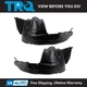 TRQ Front Inner Fender Liner Set Fits 2011-2014 Subaru Impreza