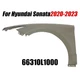 Front Driver Side Fender For 2020 2021 2022 2023 Hyundai Sonata Primed Steel