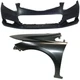 Bumper Cover Kit Fits 2012-13 Honda Civic Front Coupe 2 Pieces