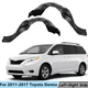 Set of 2 Fender Liner For Toyota Sienna 2011-2017 Front Left & Right Inner