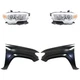 Headlamp Kit For 2016-2018 Toyota Tacoma Driver and Passenger Side Assy Halogen Headlamp Kit For 2016-2018 Toyota Tacoma Driver and Passenger Side Assy Halogen