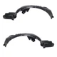 For 11-14 Impreza Front Splash Shield Inner Fender Liner Panel Plastic SET PAIR