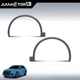 Fit For 2018- 2020 Audi Q5 Base Front Wheel Flare Opening Molding Arch Trim Set