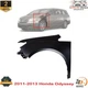 New Front Fender Steel Driver Side Primed For 2011-2013 Honda Odyssey New Front Fender Steel Driver Side Primed For 2011-2013 Honda Odyssey