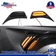 2X Turn Signal Air Vent Lights Amber Fender LED Fit Jeep Wrangler JL JT 18-2023 2X Turn Signal Air Vent Lights Amber Fender LED Fit Jeep Wrangler JL JT 18-2023