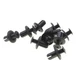 10 Pcs Bumper Fender Retainer Clips Push Type For Hyundai Sonata Kia Amanti