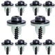 10 Sets Undertray Cover Engine Splash Shield Screw & Grommet T30 Torx for Ford.. 10 Sets Undertray Cover Engine Splash Shield Screw & Grommet T30 Torx for Ford..