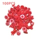 100PCS Nut Red W702438-S300 NEW For FORD Lincoln Under-Body Shield 100PCS Nut Red W702438-S300 NEW For FORD Lincoln Under-Body Shield
