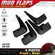 4pcs/Set Black Mud Flaps Mudguard Dirt Fender Cover For Toyota C-HR 2018-2022
