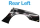 04-09 Cadillac XLR Rear Left Driver Side Quarter Panel Fender 10355380 Oem 04-09 Cadillac XLR Rear Left Driver Side Quarter Panel Fender 10355380 Oem