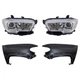 Fenders + Headlight Set Halogen For 2019-2023 Toyota Tacoma