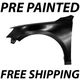 NEW Painted To Match Front LH Driver Side Fender for 2011-2018 Volkswagen Jetta