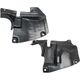 Fender Liners Set of 2 Front Driver & Passenger Side Left Right for Mazda 3 Pair