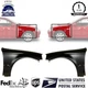 New Front Fender Left & Right Side Steel Primed For 1999-2000 Honda Civic