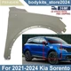 Primed Steel Front Right Side Fender For 2021 2022 2023 2024 Kia Sorento Primed Steel Front Right Side Fender For 2021 2022 2023 2024 Kia Sorento