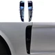 Pair Gloss Black Fender Grille Trim For Porsche Panamera 2017-2023