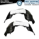 Front Inner Fender Liner Set Fits 2011-2014 Toyota Sienna