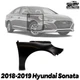 NEW Front Fender Right Passenger Side For 2018-2019 Hyundai Sonata HY1241169 NEW Front Fender Right Passenger Side For 2018-2019 Hyundai Sonata HY1241169