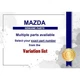 Genuine Mazda Shield Splash - Multiple Part Numbers [Set NC10]