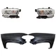 Headlight Kit For 2018 Toyota Tacoma L R Assy Halogen CAPA Fits Wheel Arch Trim