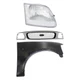 Grille Kit For 1997-1998 Ford F-150 with RH Fender (with Wheel Arch Holes)