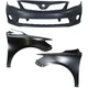 Bumper Cover Kit For 2011-2013 Toyota Corolla Front For Models Made In Japan 3pc Bumper Cover Kit For 2011-2013 Toyota Corolla Front For Models Made In Japan 3pc
