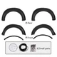 FIT FOR 09-14 FORD F150 STYLESIDE POCKET RIVET BOLT-ON STYLE FENDER FLARES