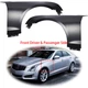 Primed Front Driver & Passenger Side Fender For 2013-2018 Cadillac Ats Sedan Primed Front Driver & Passenger Side Fender For 2013-2018 Cadillac Ats Sedan