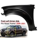 LH Front Fender 2005-2021 Nissan Frontier Primed Steel Direct Replacement