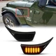 LED Side Marker Vent Light for Jeep Wrangler JL JLU Sport Rubicon Sahara 2018-22 LED Side Marker Vent Light for Jeep Wrangler JL JLU Sport Rubicon Sahara 2018-22