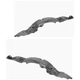 Front Driver & Passenger Inner Fenders For Mazda Miata 99-05 MA1249122/MA1248122