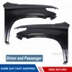 Front Driver & Passenger Fender Set For 2018-2023 Chevy Traverse Primed Steel Front Driver & Passenger Fender Set For 2018-2023 Chevy Traverse Primed Steel