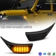 Front Fender Side Marker Light Turn Signal Lamp For 2018-22 Jeep Wrangler JL Front Fender Side Marker Light Turn Signal Lamp For 2018-22 Jeep Wrangler JL