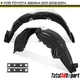 2pcs Inner Fender Liners with Insulation Foam for Toyota Sienna 2011-2014 Front