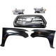 Grille Kit For 2016-2017 Toyota Tacoma with Left and Right Fenders and Headlight