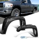 Fit 02-08 Ram 1500 03-09 Ram 2500 3500 Pocket Rivet Bolt-On Smooth Fender Flares Fit 02-08 Ram 1500 03-09 Ram 2500 3500 Pocket Rivet Bolt-On Smooth Fender Flares