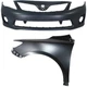 Bumper Kit Fits 2011-2013 Toyota Corolla Front Fits Models Made In Japan 2Pc Bumper Kit Fits 2011-2013 Toyota Corolla Front Fits Models Made In Japan 2Pc